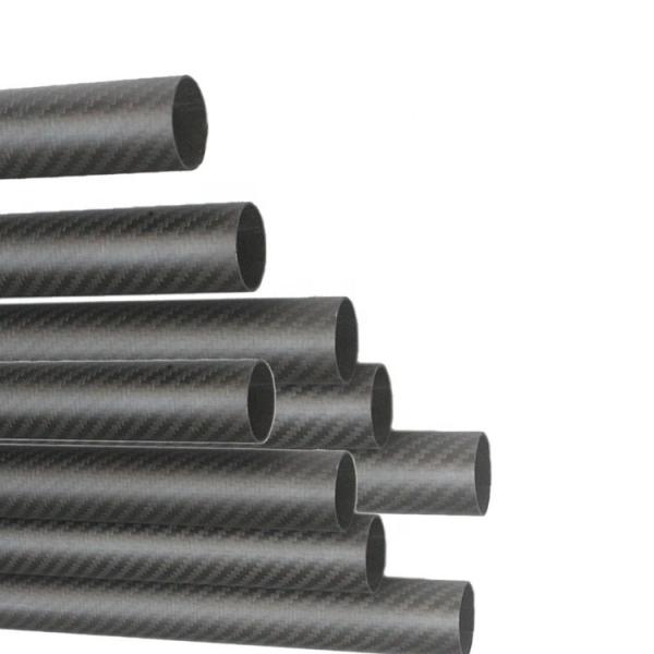 3k Twill Surface High Tensile Strength Carbon Fiber Tube for Industrial