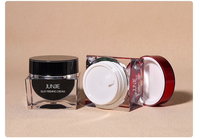 Collar Material Acrylic Cap Material Plastic 30g 50g Cream Jar for Cosmetic Storage Container