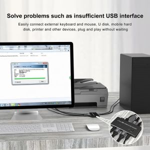 2 Port HDMI 2.1 KVM Switch with USB 3.0 2 Input 1 Output LED Indicators Female