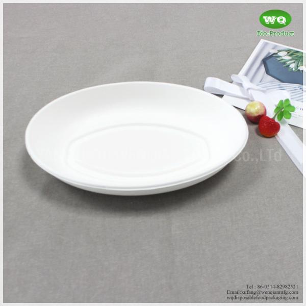 900ml Sugarcane Pulp Oval Bowl- sustainable Microwave safe Biodegradable Food