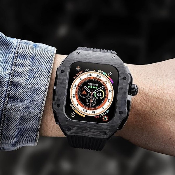 Water Resistance 30 Meters Luxury Apple Watch Case Scratch Resistant