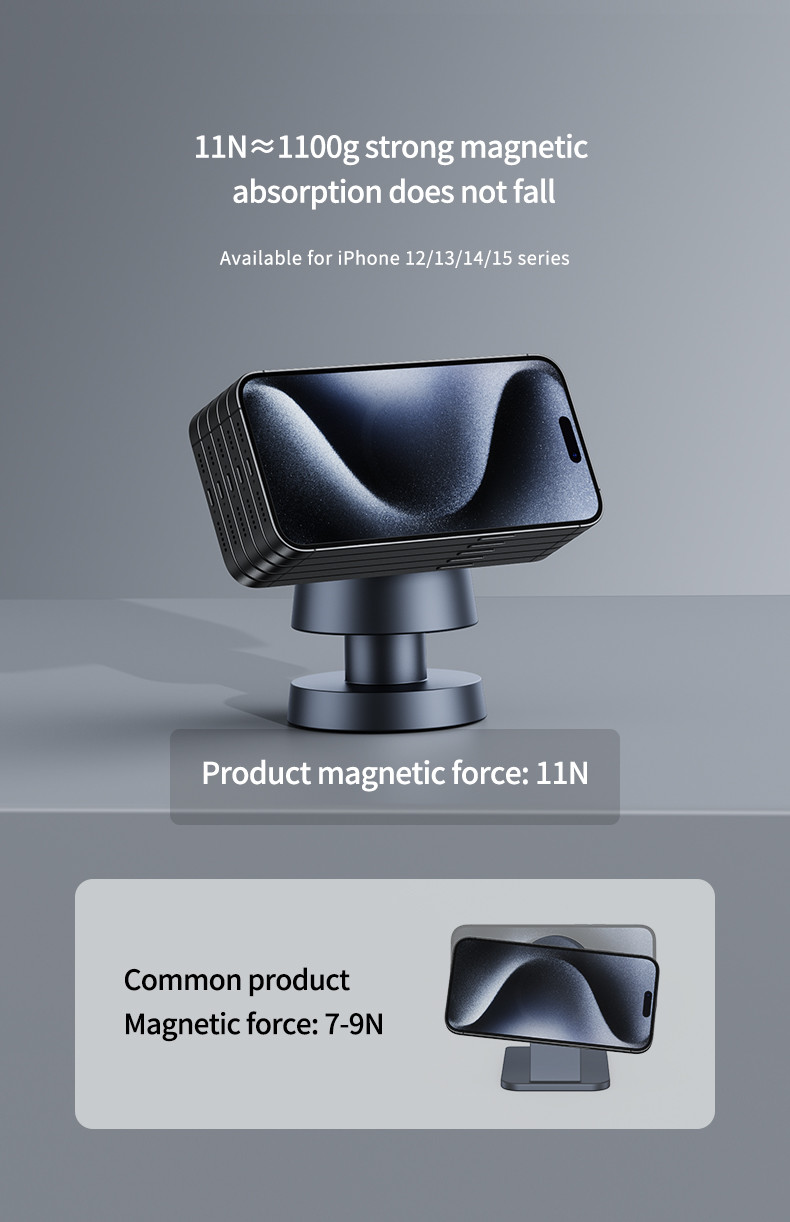 15W Mushroom Design Magnetic Wireless Charger With Night Lamp