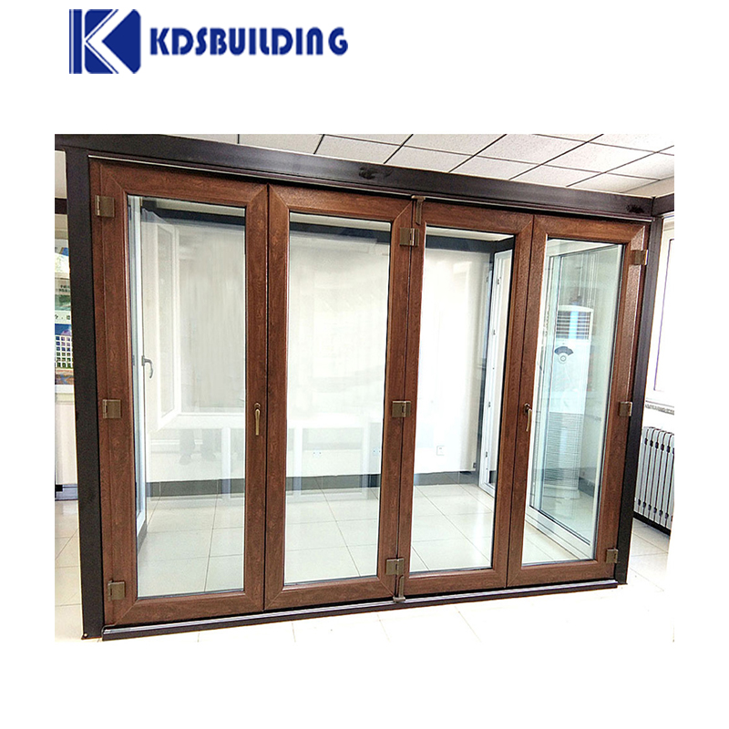 Swing PVC Decorative Door Soft Plastic High Speed Stack Upvc Folding Door