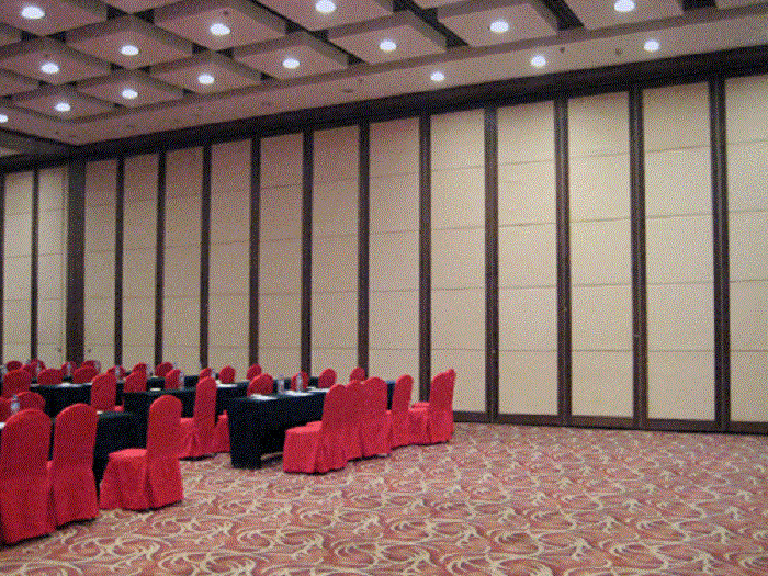 Aluminum Acoustic Wooden Sliding Movable Sound Proof Partitions