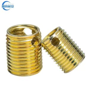 Customized M2 to M15 Brass Self-Tapping Threaded Inserts with 6h Thread Accuracy