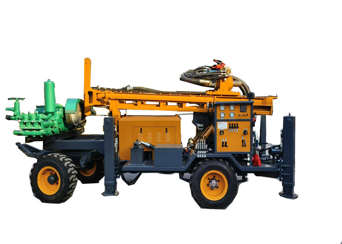 High Leg Water And Gas Dual Purpose Drilling Rig Equipped With Tires / Track