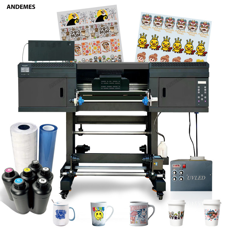 24inch A1 60CM I3200 Heads Roll To Roll UV DTF Sticker Printer Machine