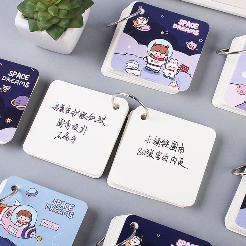 Creative Cartoon Astronaut Cute Kawaii Memo Pad Self-Adhesive Sticky Paper for Office