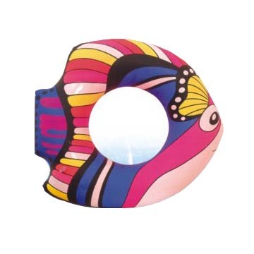 Inflatable fish designed swim ring for customized,60cm dia