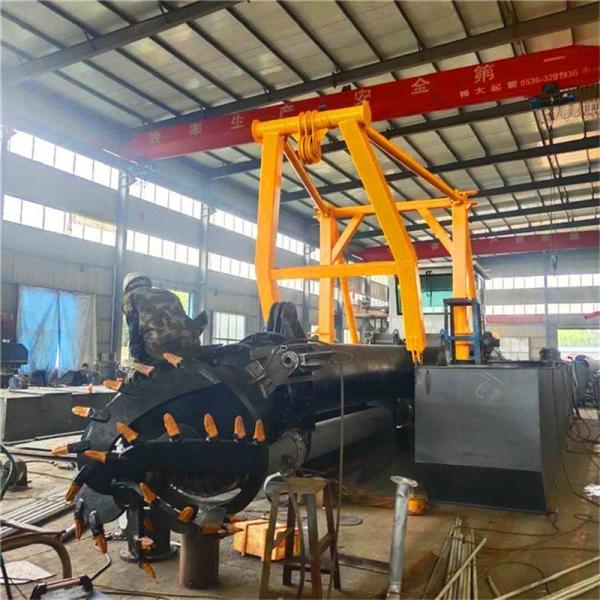 Moving Trolley Optional Cutter Suction Dredger for Lake Sand Harvesting