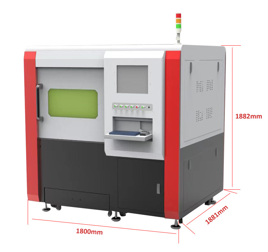 1500w 2000w IPG Precision Fiber Laser Cutting Machine For Kitchenware