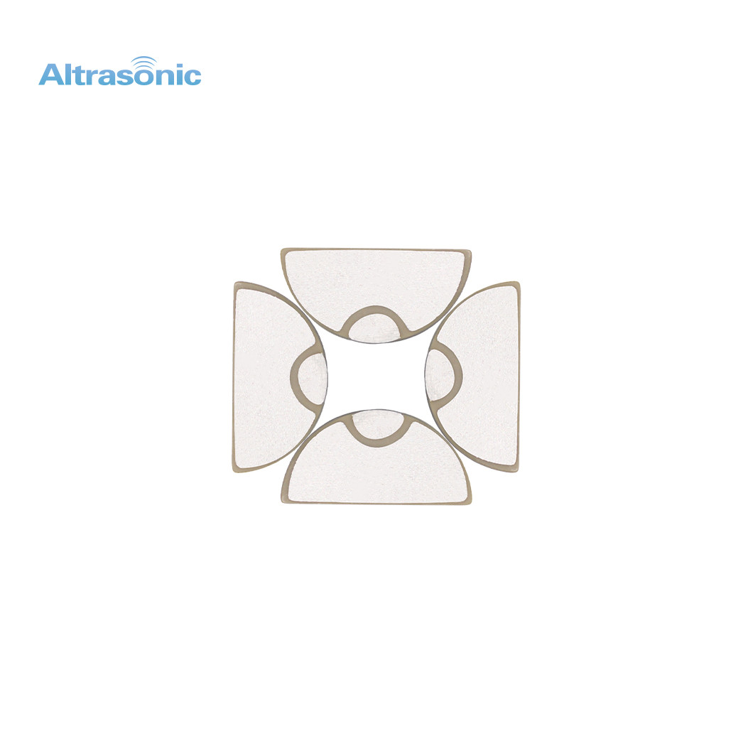 Semicircle Ultrasonic Transducer Ceramic Sheet Disk For Fetal Doppler Monitor