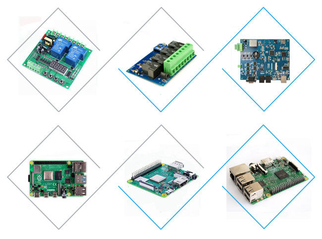 Fr4 Through Hole Double Sided PCB Assembly Drawing Carbon Ink 2 Layers PCB