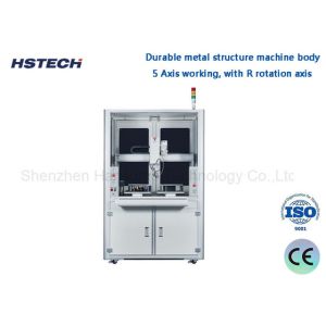 Floor Standing Robotic Soldering Machine Linear Guide Solder Pen Iron Tin Metal