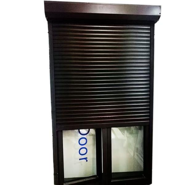1.2mm outside Motor Aluminum Rolling Shutter Door Security aluminum roll up