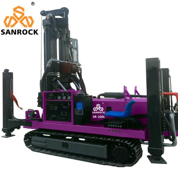 78kw Diesel Water Well Drill Rig Hydraulic Rotary Borehole Portable Water