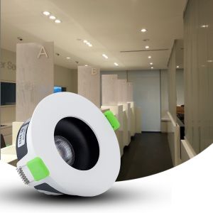 Recessed IP54 Warm Dimming LED Downlight 12W COB Flicker Free