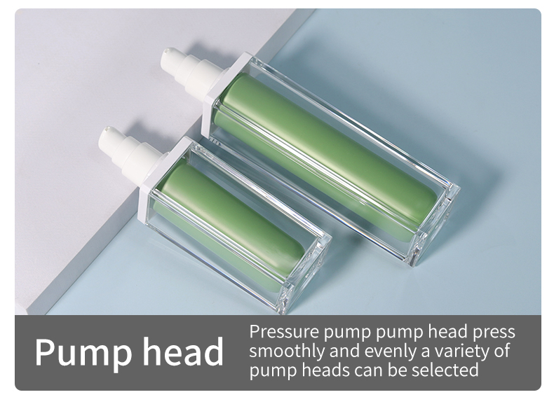 100ml Spray Pump Bottle Customized Amber Airless Pump Bottle For Cosmetics Packaging