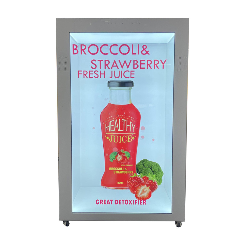 Multi Language Transparent LCD Advertising WiFi Transparent LCD Display Case
