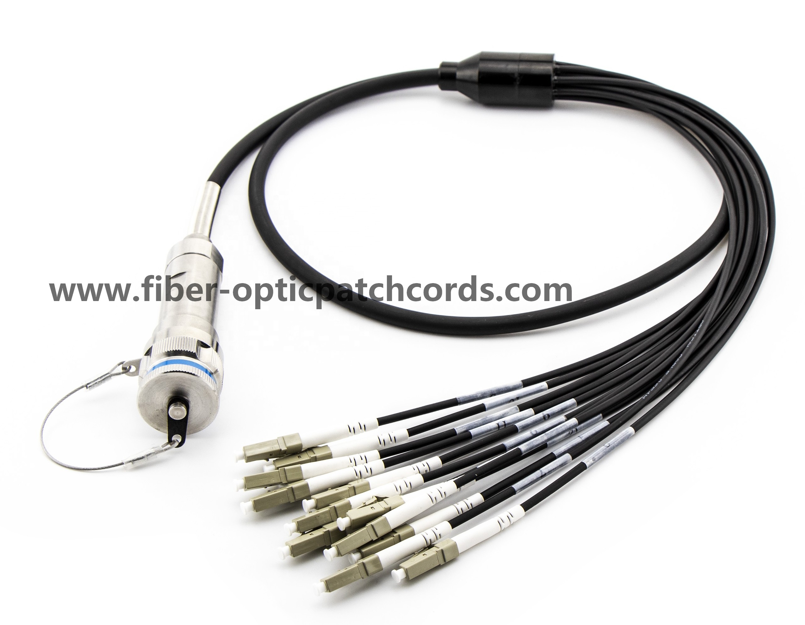 MTC Pushable Fiber Optic Patch Cord SC/APC Field Shield Fiber Pathway Push-Pull Type