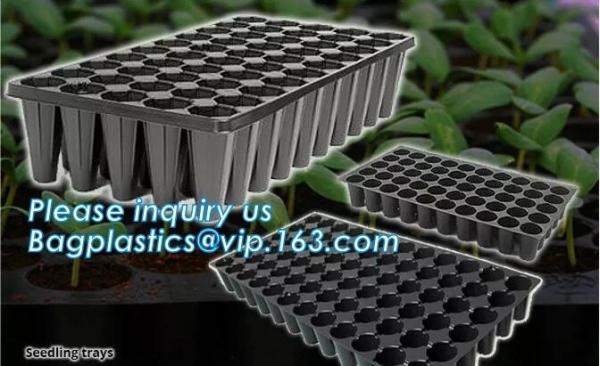 plastic nursery tray seedling tray have different numbers cups,Plastic Flowers