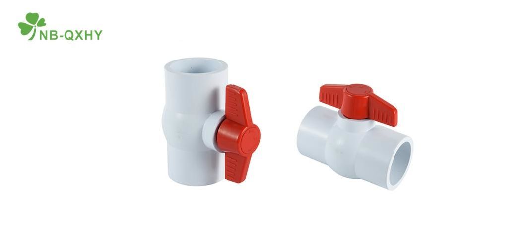 Nb-Qxhy China Manufacturer White UPVC 2&quot; Socket Ball Valve with Water Supply