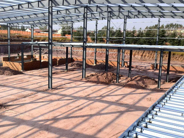 Customized Steel Structure Warehouse Steel Frame Buildings With Mezzanine