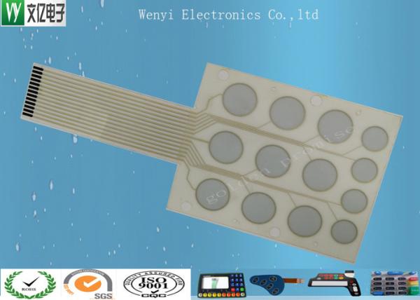 PET Membrane Capacitive Touch Circuit For Light Touch Sense Keypad Fine
