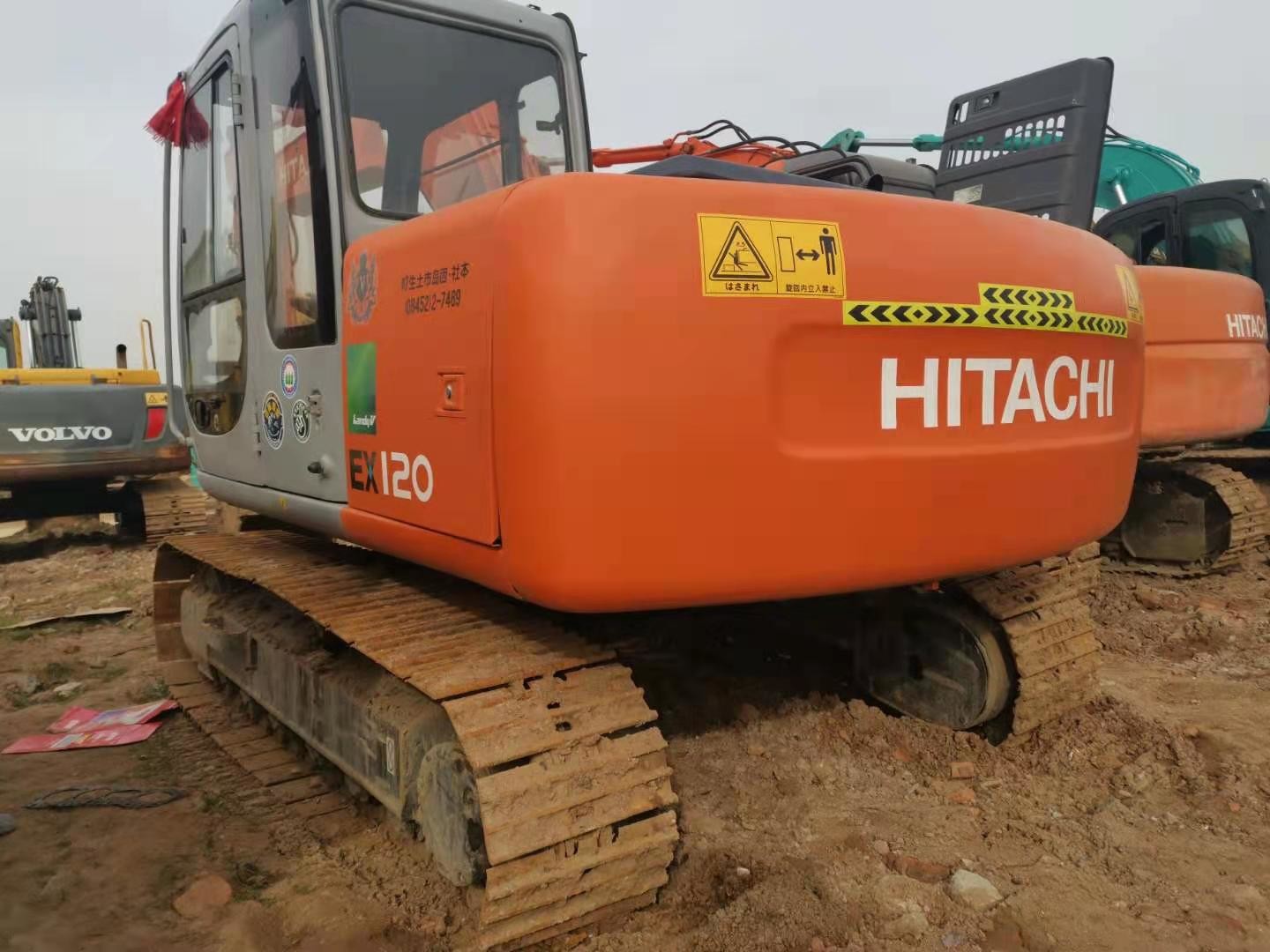 10T EX100 Hitachi Used Excavators 4.1L Displacement