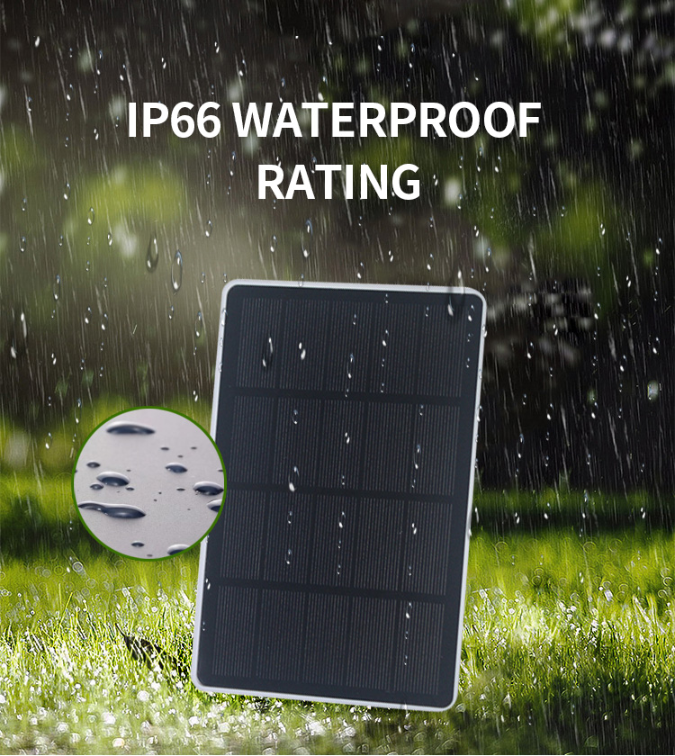17.5*16.5*7cm 5W USB Output DC 5V 1A Solar Mono Outdoor Solar Panel