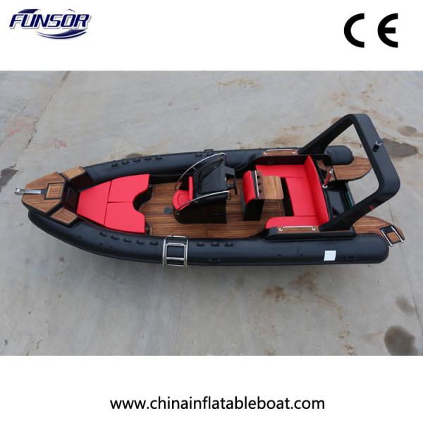 New Type Rib Boat Fiberglass Hull Suitable for Big Family or Travel Agency (FHH