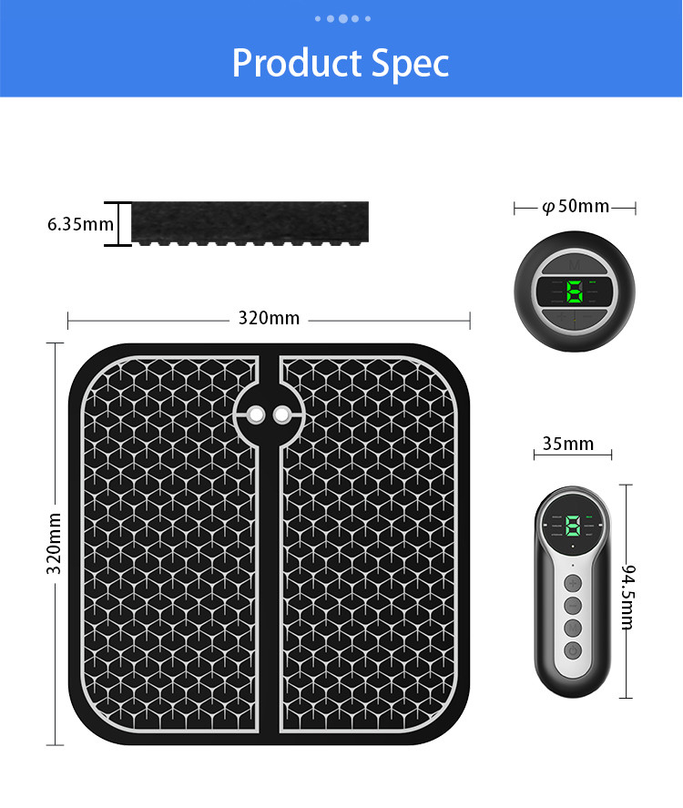 Soreness Relief EMS Leg Reshaping Foot Massager 90mAh 6 Modes