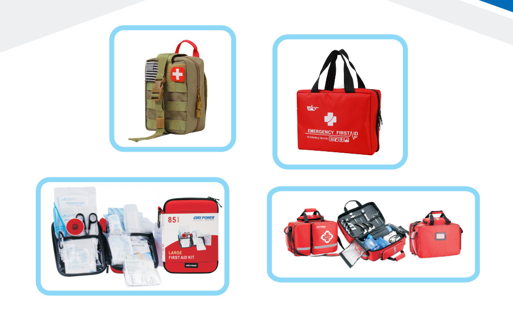20 X 10cm Compact First Aid Bag For Home / Outdoor Activities