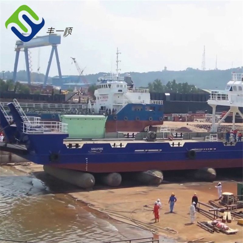Marine Ship Launching Moving Rubber Airbag For shipyard