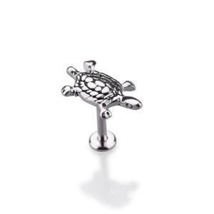  Fasshion Body Piercing Jewelry Tortoise Cute Labret Ring With Factory Price Manufactures