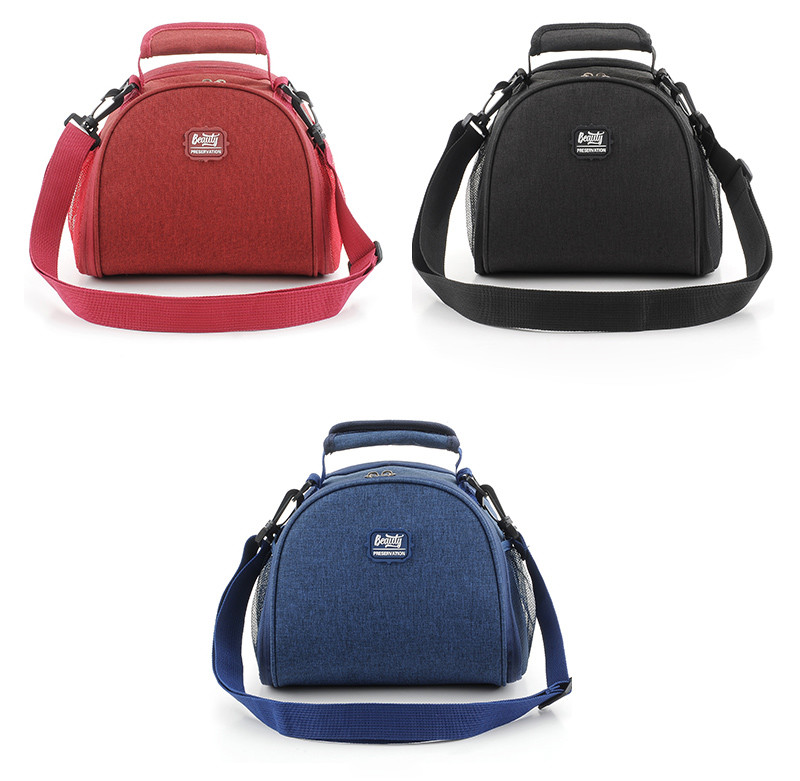 Eco Friendly Reusable Insulated Oxford Thermal Cooler Lunch Bag