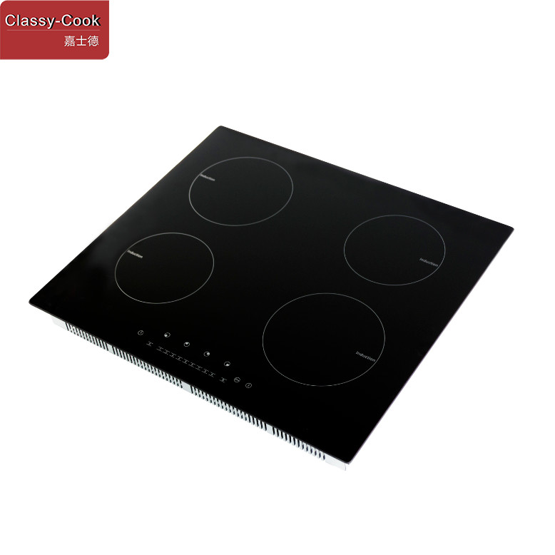 590*520*65mm 50Hz 4 Burner Induction Cooktop Touch Control