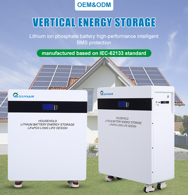 Standalone Lithium Ion Powerwall Solar Energy Storage Battery 51.2V 400Ah