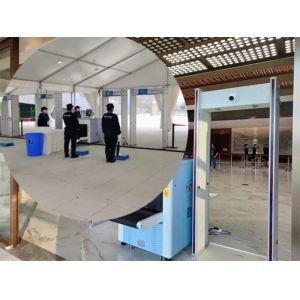 FCC Certification Thermal Imaging Metal Detector Machine White 300s Alarm