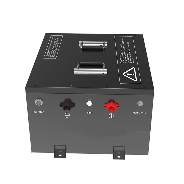 48V 105Ah Lithium Golf Cart Battery Built-in Smart 200A BMS 4000+ Cycles Rechargeable LiFePO4 Battery