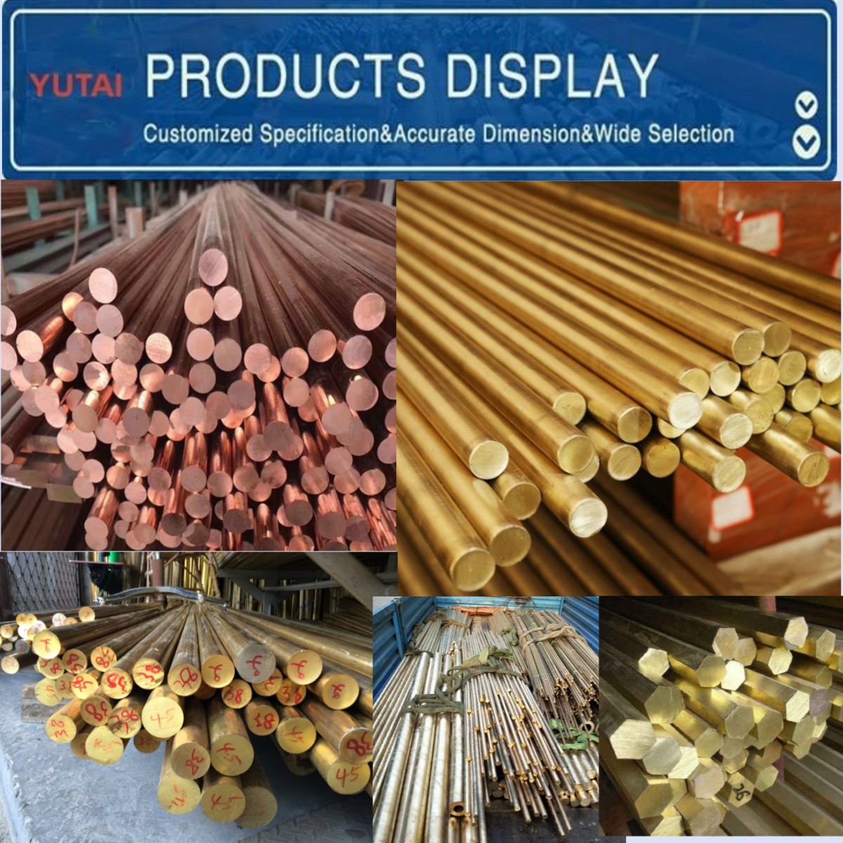 3mm-500mm Copper Steel Bar / Copper Hex Bar High Durability