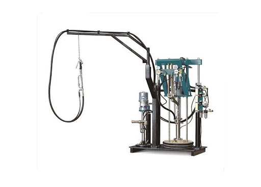 two part component silicone sealant extruder machine