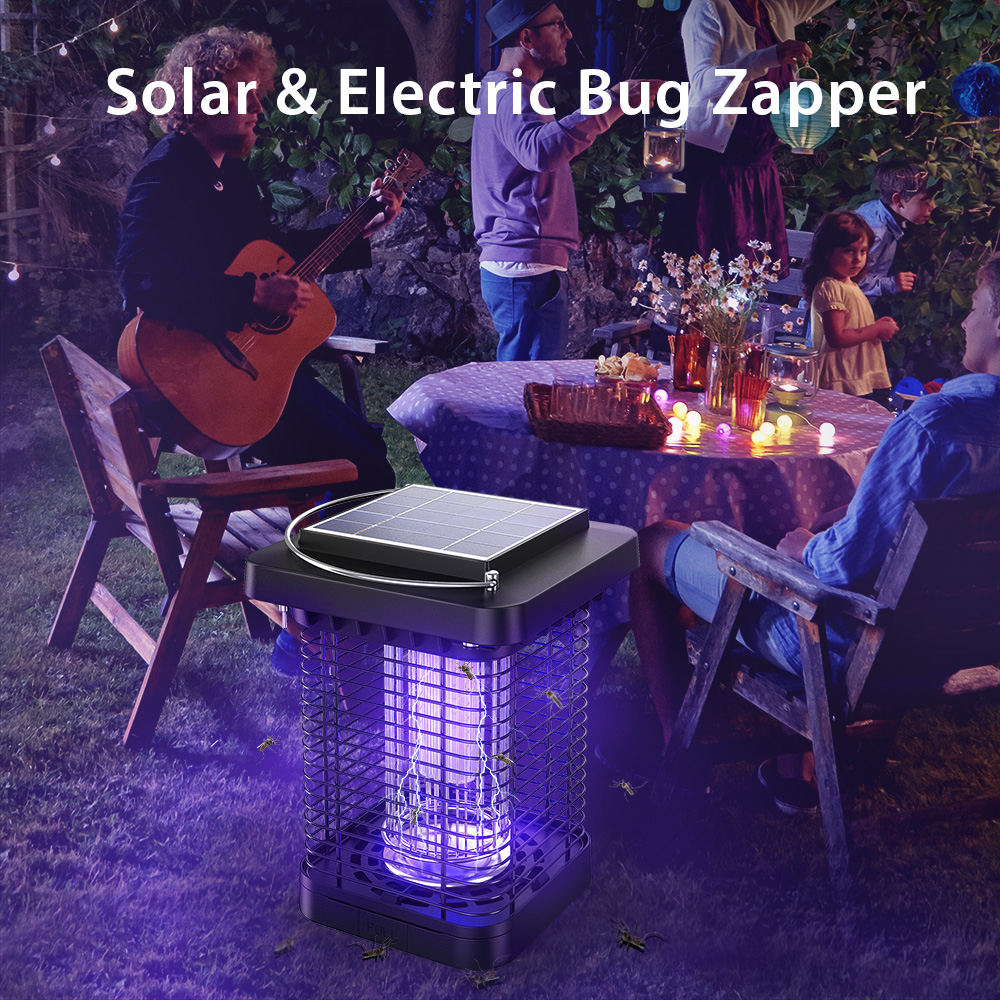 Anti Mosquito Killing Light Electronic Outdoor Electric Mosquito Killers Led Electric Insect Fly Trap Bug Zapper Mosquito Lamp