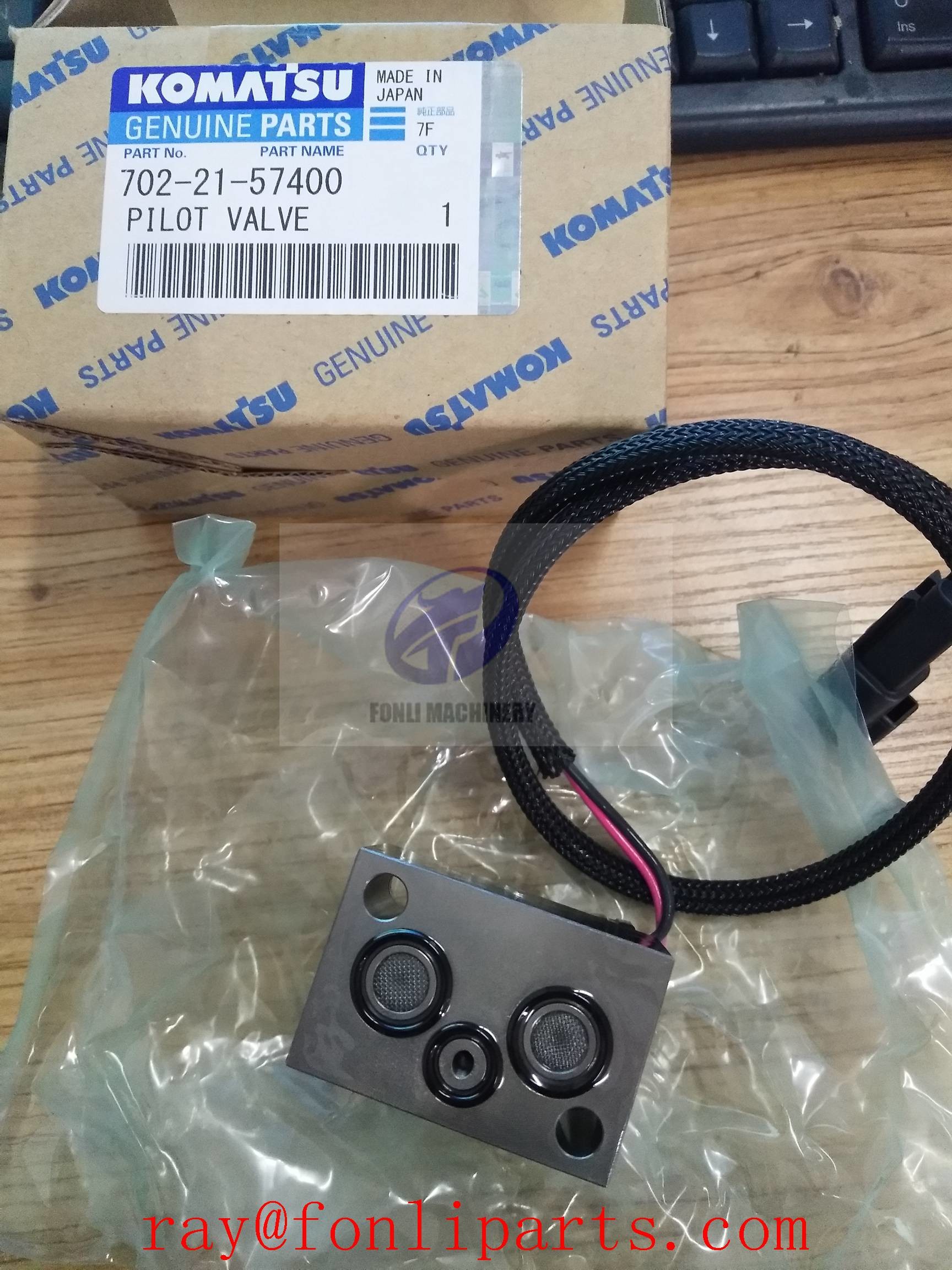 High quality komatsu loader WA450 WA470 WA500 Hydraulic pump pilot valve 702-21-57400 702-21-57500 702-21-57600