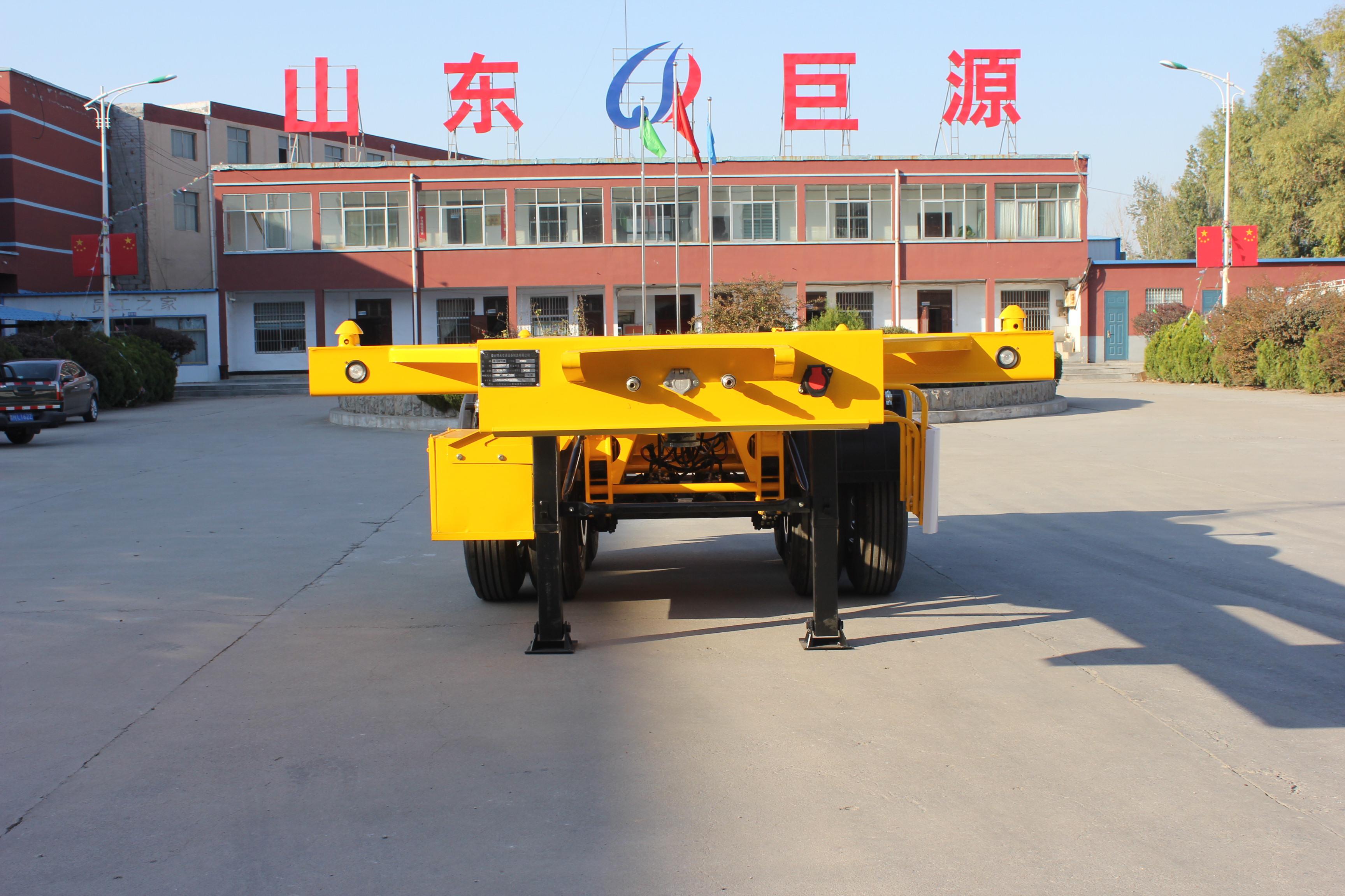 NDRC Announced Enterprise 20 Feet 40ft Container Semi Remorque Container Chassis Semi Trailer