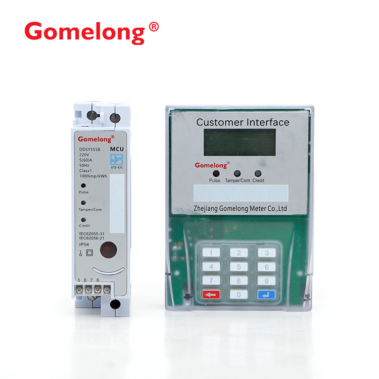 Gomelong Split PLC Power Rail Prepaid Electric Electricity Meters