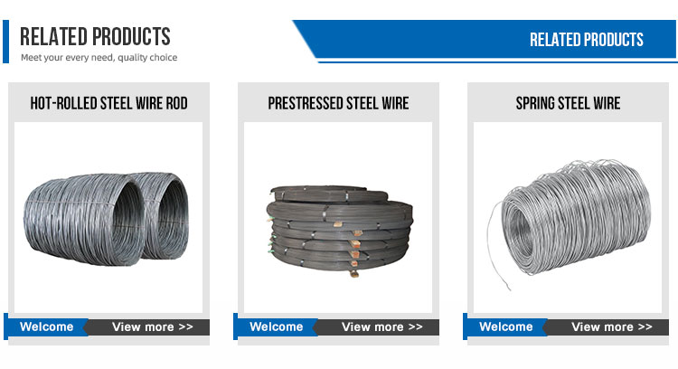 Flat High Low Carbon Steel Wire 0.6mm-6mm Diameter Galvanised Steel Wire