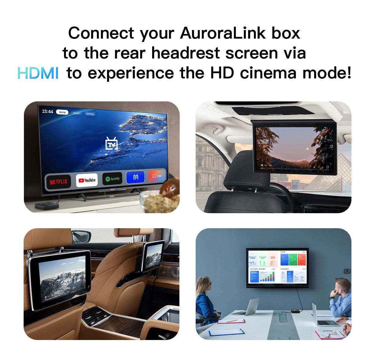 5V±0.2V 1.0A Power Input Carplay AI Box 8GB 128GB Built-in GPS Wifi Wireless Streaming Box