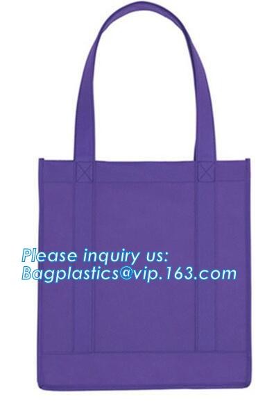 Custom Promotional shopping tote fabric polypropylene laminated pp non woven bag, Wholesale high promotion laminated rec