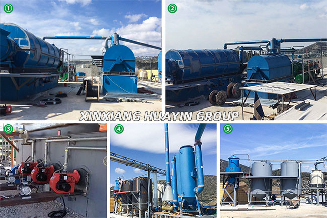 Huayin Waste Oil Distillation Plant CE , ISO Waste Motor Oil Distillation